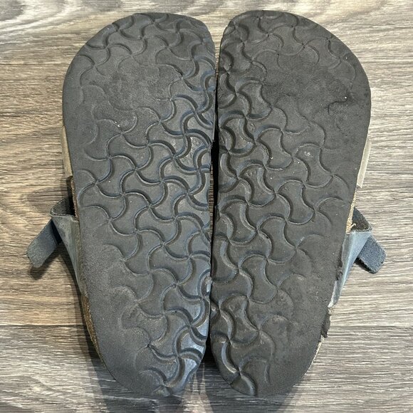 Birkenstock Mayari Sandals Size 9 EU 39 Dove Blue Mineral Nubuck Leather - Picture 10 of 10